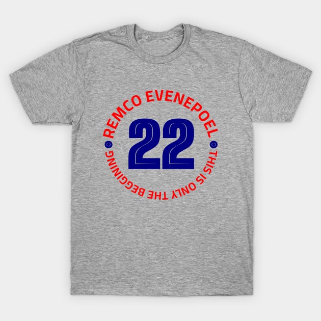 Evenepoel Champion - La Vuelta 2022 (The Beginning) T-Shirt by p3p3ncil